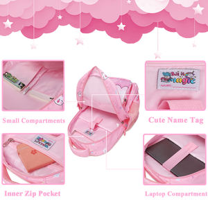 Multi-funzionale impermeabile 3 pezzi Bookbag Set per gli studenti della scuola primaria carino cartone animato zaini per bambini ragazze <span class=keywords><strong>zaino</strong></span> - Product Image 6