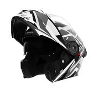 Casque de moto modulaire à double visière de haute qualité pour hommes Casque rabattable certifié 3C/Dot