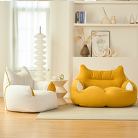 Canapé simple paresseux style tatami nouveauté Totoro design paresseux tapisserie d'ameublement pliable fonction enfants lecture pouf canapés