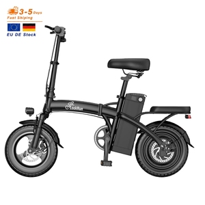 Livraison rapide LOOKRUN Vélo électrique pliable 250W 48V 13Ah 14 pouces Mini vélo électrique Batterie au lithium Frein à disque Commuter - Product Image 1