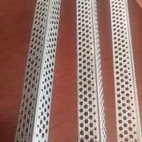 Profilé en acier galvanisé/alliage d'aluminium perforé pour cloison sèche, protection d'angle mural en métal, profilé d'angle YAQI YQ-CB01