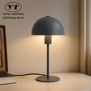 Modern Metal <b>Table</b> Lamp E27 Bulb Warm Ambient Light Iron Nightstand Decor For Bedroom <b>Bedside</b> Reading Desk Living Room - Product Image 1