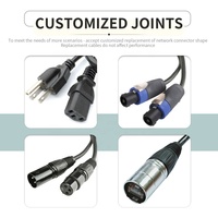 Câble Ethernet RJ45 étanche sur bobine Cat6 SFTP, câble LAN industriel robuste pour événements scéniques, compatible avec le mélangeur numérique EtherCON