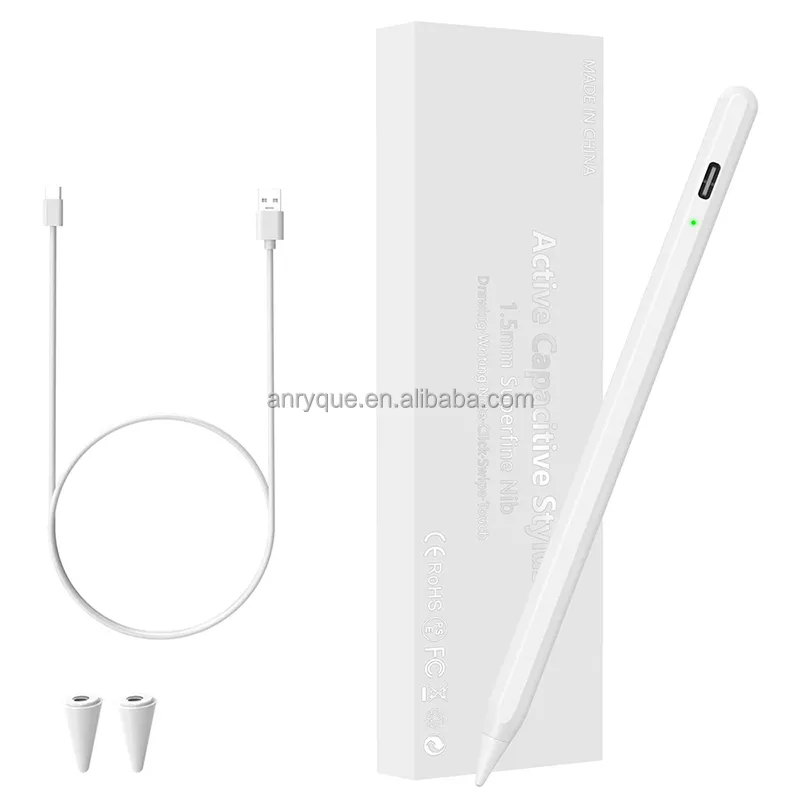 Penna magnetica stilo per iPad a 2018 2023 10 ° 9 ° 8 ° 7 ° Gen Pro 11 12.9 pollici matita con reiezione del palmo/inclinazione sensibile