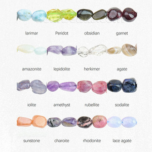 Bán buôn Nhà cung cấp đỏ Garnet giảm Loose Bead, đá tự nhiên Nugget hạt Strand đối với trang sức làm 6-8, 8-10 mét, 38cm Strand - Product Image 6