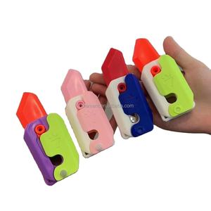 Популярные детские игрушки 3D гравитационный морковный нож, нож-бабочка, игрушки для детей - Product Image 1