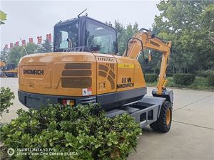 Excavadora Hidráulica de Ruedas Changlin Nueva de 7 Toneladas y 50 Kw, Excavadora de Ruedas con Cuchara en Venta - Product Image 2