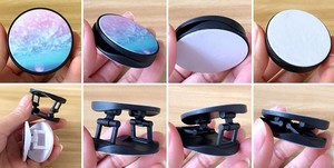 Custom Logo Collapsible Foldable Mobile Phone Holder Cheap Price with Digital Printing Finger <b>Ring</b> Design - Product Image 4