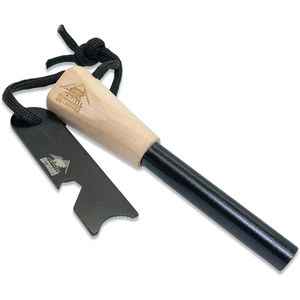 1/2 "Poignée en bois épaisse Bushcraft Kit d'acier <span class=keywords><strong>de</strong></span> feu <span class=keywords><strong>de</strong></span> survie traditionnel Ferro Rod avec lanière - Product Image 5
