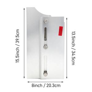 Soporte de Elevación para Motor Fuera de Borda de 200 hp, Placa de Elevación Manual Anodizada Marina con Extensión Vertical de 5 Pulgadas y Recceso de 8 Pulgadas - Product Image 2