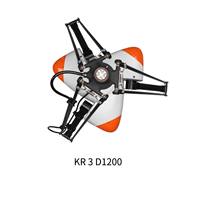Robot Delta KUKA KR3 D1200, charge utile de 3 kg, portée de 1200 mm, cobot, robots parallèles avec PLC, boîte de vitesses, moteur, composant principal pour la palettisation