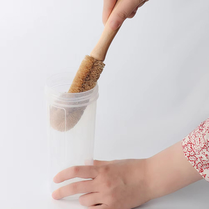Cepillo de limpieza multifuncional al por mayor con botella para limpieza de ranuras, diseño ergonómico para cocina - Product Image 2