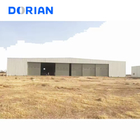 Estructura de Acero para Techo Arqueado de 25 x 25, Edificio de Hangar Metálico Aislado para Aviones
