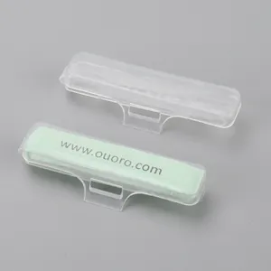 OUORO 4010 Waterproof Nylon Anti-dust Cable Tag Logo Box 94-V2 ROHS PP Transparent Plastic Cable Marker Box