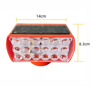 Năng lượng mặt trời <span class=keywords><strong>Powered</strong></span> LED cảnh báo khẩn cấp <span class=keywords><strong>Cone</strong></span> đèn nhấp nháy đèn hiệu đèn - Product Image 2