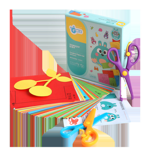 Maternelle bricolage à la main jouet éducatif dessin animé <span class=keywords><strong>couleur</strong></span> <span class=keywords><strong>Origami</strong></span> papier découpé jouets pour enfants amusant travail et jeux d'art sac emballé - Product Image 6