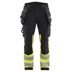 BLAKLADER - 112516489933C156 Pantalones de alta visibilidad Elásticos en 4 direcciones Negro/Amarillo de alta visibilidad-EAN 7330509913260 ROPA DE TRABAJO DE - Product Image 1