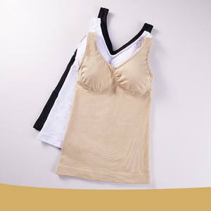 Venta al por Mayor de Camisetas de Compresión sin Costuras para <span class=keywords><strong>Mujer</strong></span>, Control de Abdomen, Postparto, Adelgazantes, con Camisetas Integradas, Tallas Grandes, Ropa Interior Moldeadora - Product Image 3