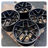 Venta Directa de Fábrica, Juego de 2 Ruedas de Fibra de Carbono Personalizadas de 18 19 20 21 22 Pulgadas, PCD 5x112 5x114.3 5x120 para Autos de Pasajeros