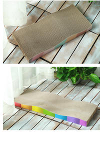 Rascador para Gatos Clásico y Práctico, de Cartón Corrugado Ecológico, Resistente a los Arañazos, Juguete para Mascotas - Product Image 6