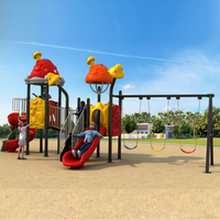 Toboggan en métal et plastique pour enfants pour parc d'aventure, jardin résidentiel, jardin d'enfants, usage extérieur à domicile