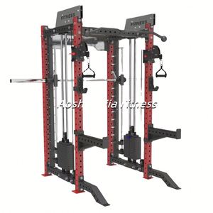 Máquina Smith Estación Multifuncional Combo de Rack para Sentadillas Cruce de Cables Smith Polea de Potencia Equipo de Gimnasio Entrenador <span class=keywords><strong>Multipower</strong></span> - Product Image 2