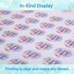 Tùy Chỉnh Chết Cắt Vinyl Nhãn Cho Công Ty Logo Không Thấm Nước Có Thể Tháo Rời Tự Dính Phim Hoạt Hình Bao Bì Sticker Chất Lượng Bền - Product Image 4