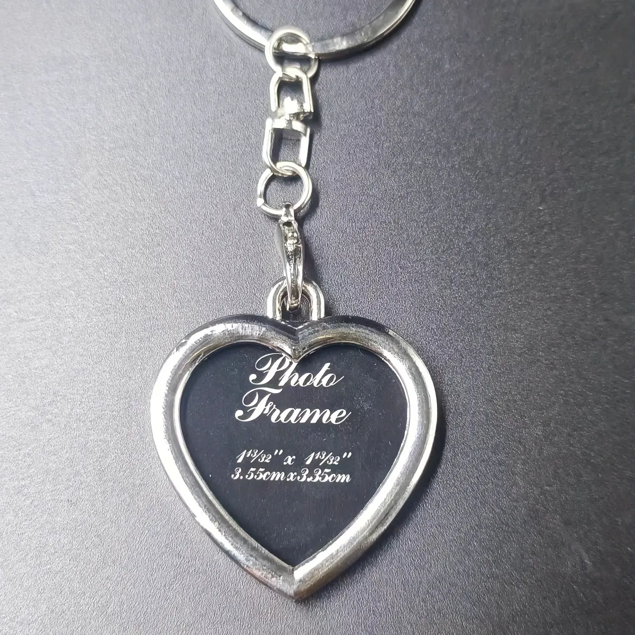 Zinc Alloy Photo Frame Keychain for Gift to your girl or boyfriend Key Chain to Show your Photo