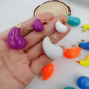 2024DM Pashion High Class New Jewelry Color Women's Earrings For Women Handmade Custom Jewelry Wholesale