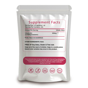 Fabrika Tedariki Yüksek Kaliteli <span class=keywords><strong>Vitamin</strong></span> <span class=keywords><strong>B12</strong></span> Tozu Gıda Sınıfı Metilkobalamin Takviyesi Kadınlar ve Erkekler için <span class=keywords><strong>Vitamin</strong></span> <span class=keywords><strong>B12</strong></span> Tozu - Product Image 2