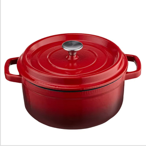 Fabricants d'ustensiles de cuisine de haute qualité Nouveau style Casserole <span class=keywords><strong>en</strong></span> émail 18cm Pot antiadhésif rond <span class=keywords><strong>en</strong></span> <span class=keywords><strong>fonte</strong></span> Four hollandais pour four grille-pain - Product Image 2