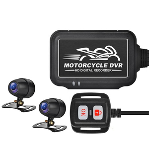Cámara para Motocicleta, DVR con WiFi y GPS, Doble Cámara Delantera y Trasera Full HD 1080P, Impermeable, <span class=keywords><strong>Grabador</strong></span> <span class=keywords><strong>de</strong></span> Video para Moto, Tacógrafo - Product Image 1