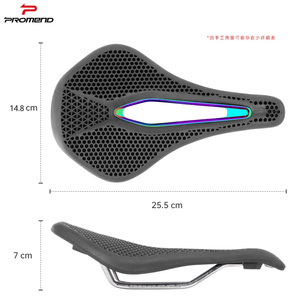 MTB公路自行车配件零件自行车座椅长凳蜂窝3D轻型鞍座 - Product Image 3