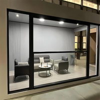 Puertas y ventanas de aluminio de diseño personalizado de estilo clásico superventas