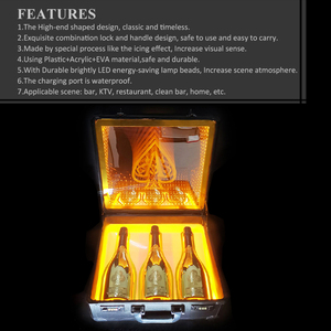 Maletín Portabotellas VIP Ace of Spade para Bar y Discoteca, Caja para Champán con Iluminación LED, Exhibidor de Licores - Product Image 3