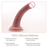 Hismith Dildo en silicone de 7 pouces avec fonction de pulvérisation, longueur insérable de 5,9 pouces, système KlicLok, série pour débutants, jouets sexuels pour adultes, vente en gros
