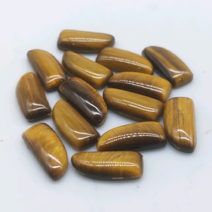 Amarillo Tigereye varios tamaños forma libre cabujón joyería ajuste - Product Image 5