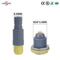 Connecteur médical auto-bloquant Push-Pull à prise fixe PAG PLG à branchement rapide série P personnalisée 1P 6A PC IP50 compatible