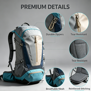 Sac à dos de montagne souple OEM 30L, style tendance, imperméable, léger et respirant, fabriqué par le fabricant - Product Image 5