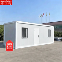 Refugio de Emergencia de Despliegue Rápido, Clínica Móvil Modular Prefabricada de 20 pies, Casas Prefabricadas Temporales, Casa Contenedor Desmontable