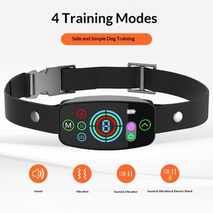 Pagar Elektronik Portabel Model 2024 Terbaru, Layar Warna Otomatis, Layar Sentuh Penuh Cerdas, Penghenti Gonggongan Anjing - Product Image 3