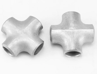 Raccords de tuyauterie croisés égaux à quatre voies en acier inoxydable soudé SS304/316L, OEM, fournisseur de Wenzhou