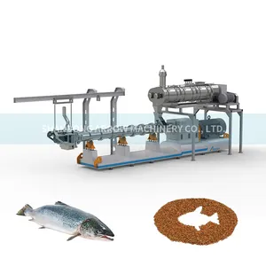 Hochleistungs-Fischpellet-Maschine Automatische Fischfutter-Produktions maschine für Forellen
