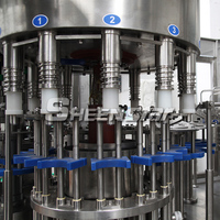 Ligne complète de production d'eau minérale Machine d'embouteillage automatique d'eau pure/ligne de remplissage d'eau minérale faible capacité