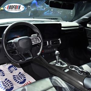 Cubierta Decorativa para Panel de Cambio de Marchas de Consola de Fibra de Carbono Real para <span class=keywords><strong>Ford</strong></span> Mustang 2024+ - Product Image 6