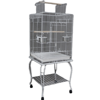 Lux du fabricant chinois solide motif plateau en plastique palette Style Simple Cage suspendus boîtes à oiseaux respirant pliable maisons