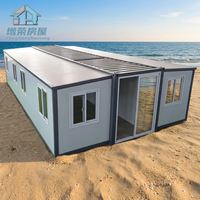Offre Spéciale – Approvisionnement Direct – Maison Conteneur de 40 pieds à Structure en Acier, Écologique, Économe en Énergie, Respirante, Design Moderne, Modèle Compact