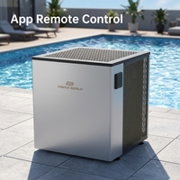 Pompe à chaleur intelligente Wifi R32 Chauffe-piscine électrique air-eau à onduleur pour piscine à usage domestique et hôtelier