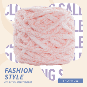 Hilo de Chenilla de Alta Calidad, 100% Poliéster, Colorido, Grueso, de un Solo Hilo, para Tejer a Crochet - Product Image 5