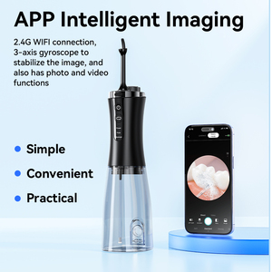 Irrigador Bucal Eléctrico Inalámbrico Portátil con Imágenes APP, Hilo <span class=keywords><strong>Dental</strong></span>, Cuidado Bucal, <span class=keywords><strong>Limpiador</strong></span> <span class=keywords><strong>de</strong></span> Dientes para el Hogar - Product Image 2